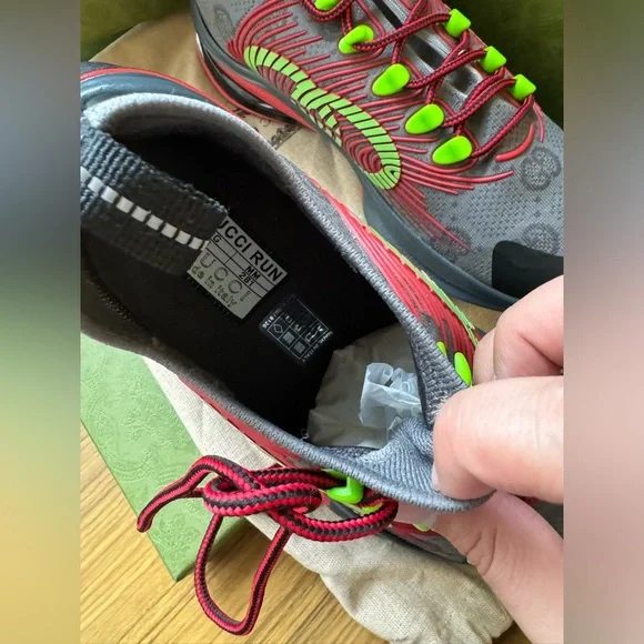 ✅Gucci Mens Sneakers -Size 8 - Picture 14 of 17